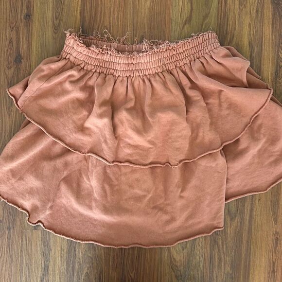Aerie rest color layered skirt sweatshirt material size M - Picture 4 of 4